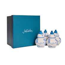 Load image into Gallery viewer, Juliska Country Estate Place Card Holder Set/4 - Delft Blue