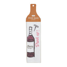 Load image into Gallery viewer, Paper Wine Bag Set