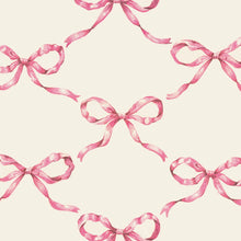 Load image into Gallery viewer, Hester & Cook Pink Bow Lattice Paper Napkins