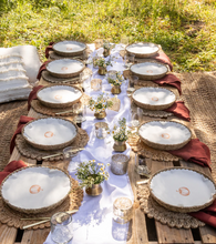 Load image into Gallery viewer, Plate & Pattern Pumpkin Spice Plate Liners