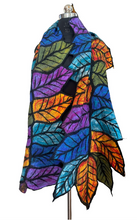 Load image into Gallery viewer, Pomegranate Moon Leaf Work Scarf