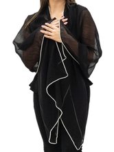 Load image into Gallery viewer, Princess Pearl Trimmed Shawl - FINAL SALE