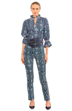 Load image into Gallery viewer, Gretchen Scott Designs Pull On Pants - Circle of Love - Classic Navy