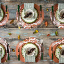 Load image into Gallery viewer, Hester & Cook Die-cut Pumpkin Placemat on a holiday table