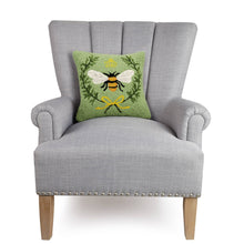 Load image into Gallery viewer, Queen Bee Hook Pillow on a pillow