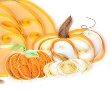 Load image into Gallery viewer, close up of quilled pumpkins