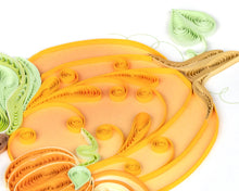 Load image into Gallery viewer, close up of quilled pumpkins