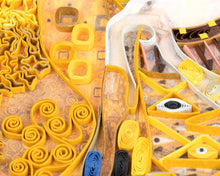 Load image into Gallery viewer, close up showing yellow quilled paper