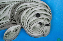 Load image into Gallery viewer, close up of quilled manatee