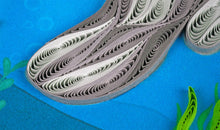 Load image into Gallery viewer, close up of quilled manatee tail
