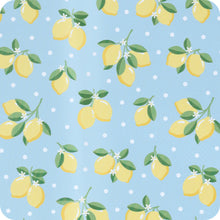 Load image into Gallery viewer, lemons on blue background