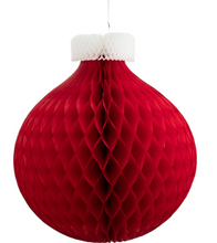Load image into Gallery viewer, Hester & Cook Red Honeycomb Large Classic Ornament