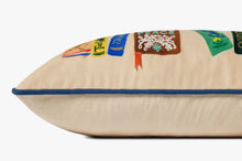 Load image into Gallery viewer, Rifle Paper Book Club Embroidered Lumbar Pillow