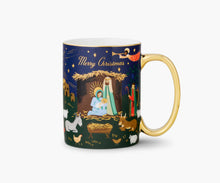 Load image into Gallery viewer, Rifle Paper Nativity Scene Porcelain Mug