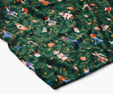 Load image into Gallery viewer, Rifle Paper Nutcracker Fleece Blanket