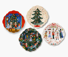 Load image into Gallery viewer, Rifle Paper Nutcracker Porcelain Dessert Plate Set