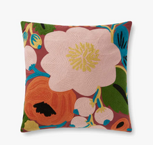 Load image into Gallery viewer, Rifle Paper Red/Multi Embroidered Pillow