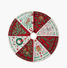 Load image into Gallery viewer, Rifle Paper Christmastide Embroidered Tree Skirt