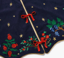 Load image into Gallery viewer, Rifle Paper Nativity Embroidered Tree Skirt