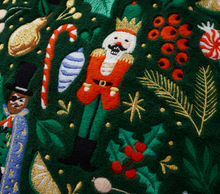 Load image into Gallery viewer, Rifle Paper Nutcracker Embroidered Stocking
