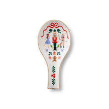 Load image into Gallery viewer, Nutcracker Porcelain Spoon Rest