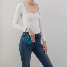 Load image into Gallery viewer, HOBO Ring Credit Card Wristlet in Polished Leather