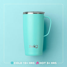 Load image into Gallery viewer, Swig Travel Mug hot and cold details