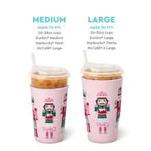 Load image into Gallery viewer, Swig Sugar Plum Soldiers Nutcracker Iced Cup Coolie Medium and Large