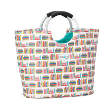 Load image into Gallery viewer, Swig Book Club Loopi Tote Bag with round metal handles
