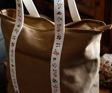 Load image into Gallery viewer, Rifle Paper Ditsy Dahlia Canvas Carry All