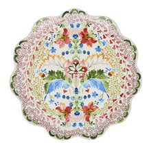 Load image into Gallery viewer, Juliska Sofia Dinner Plate - Multi scallop plate with colorful floral pattern