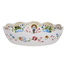 Load image into Gallery viewer, Juliska Sofia 10" Serving Bowl - Multi side view showing pattern along exterior and interior of bowl