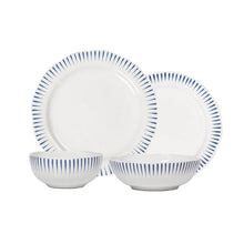 Load image into Gallery viewer, Juliska Sitio Stripe 4pc Place Setting - Delft Blue