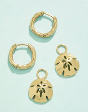 Load image into Gallery viewer, Spartina 449 Sand Dollar Convertible Hoop Earrings