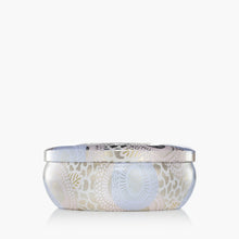 Load image into Gallery viewer, Voluspa Santal Vanille 3-Wick Tin Candle - 12oz with lid closed
