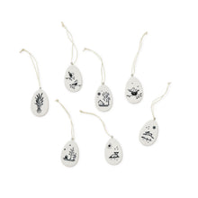 Load image into Gallery viewer, seven oval ornaments with images