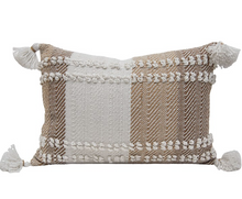 Load image into Gallery viewer, 14x22 Hand Woven Laney Pillow Brown

