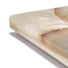 Load image into Gallery viewer, Agate Coaster with Marble Base - Genuine Agate/Marble Quartz - Single