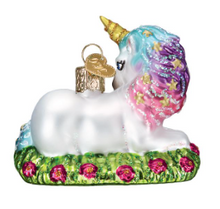 Load image into Gallery viewer, Old World Christmas Baby Unicorn Ornament