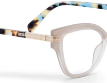 Load image into Gallery viewer, Marquee Reading Glasses - Frost/Blue Quartz
