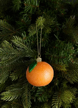 Load image into Gallery viewer, Vondels Glass Ornament - Orange 3.25"H