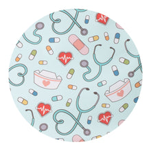 Load image into Gallery viewer, Scrub life with nurse and doctor themed pattern