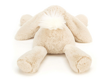 Load image into Gallery viewer, tan rabbit with white tail back view