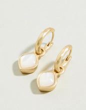 Load image into Gallery viewer, Spartina 449 Maera Drop Hoop Earrings Mother-of-Pearl