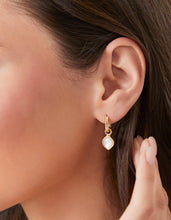 Load image into Gallery viewer, Spartina 449 Maera Drop Hoop Earrings Mother-of-Pearl