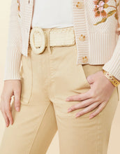 Load image into Gallery viewer, Spartina 449 Howell Wide Leg Crop Jean Khaki
