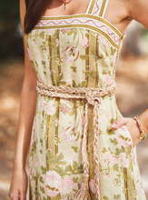 Load image into Gallery viewer, Spartina 449 Braided Papyrus Belt Khaki Rose