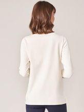Load image into Gallery viewer, Spartina 449 Brooke Knit Top Buttercream FINAL SALE
