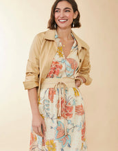 Load image into Gallery viewer, Spartina 449 Hallie Midi Dress Clara Starry Floral Cream