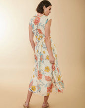 Load image into Gallery viewer, Spartina 449 Hallie Midi Dress Clara Starry Floral Cream